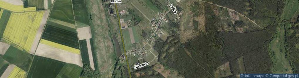 Zdjęcie satelitarne Brzozowa ul.